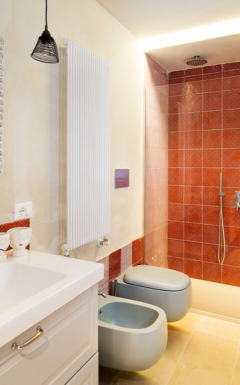 Villa Dimora Pura: Badkamer