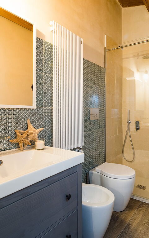 Villa Dimora Pura: Badkamer