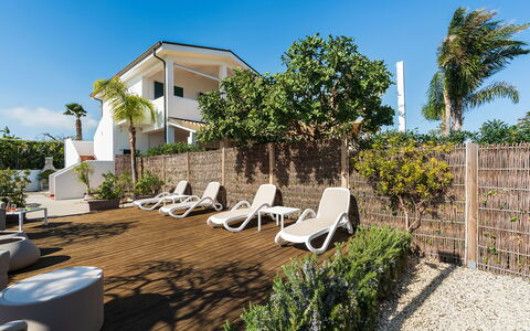 Accommodatie Calantha: Balkon / terras / patio