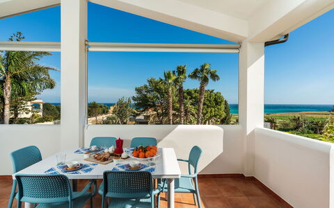 Accommodatie Calantha: Balkon / terras / patio