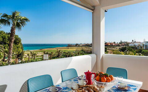 Accommodatie Calantha: Balkon / terras / patio