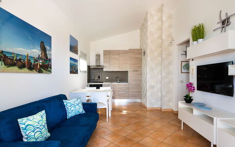 Accommodatie Calantha: Keuken, Lunchroom, Woonkamer