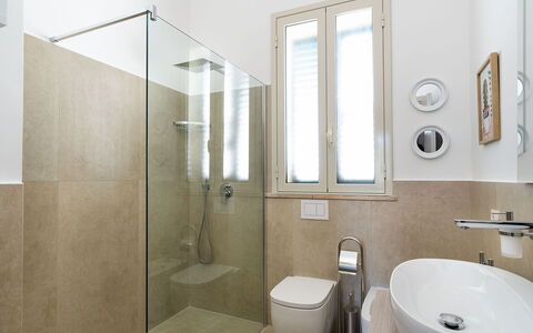 Accommodatie Calantha: Badkamer