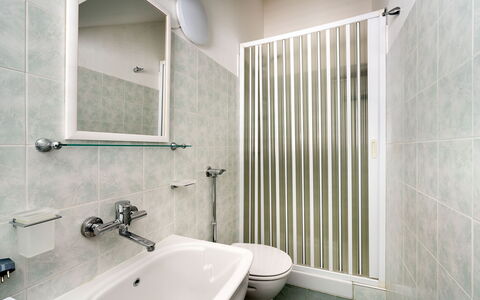 Accommodatie Calantha: Badkamer