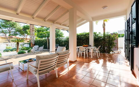 Accommodatie Euthalia: Buitenkanten, Buitenshuis, Tuin