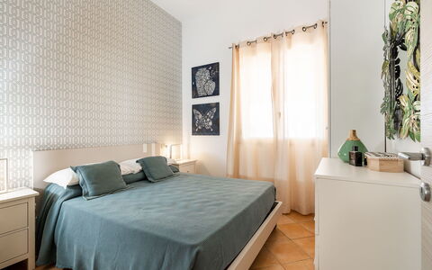 Accommodatie Euthalia: slaapkamer