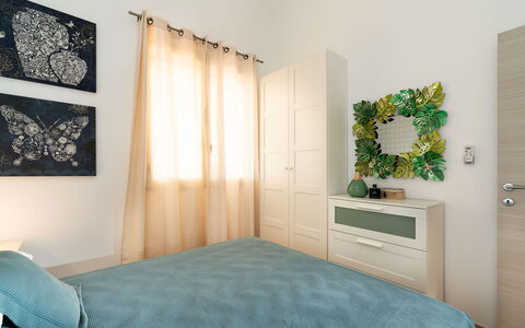 Accommodatie Euthalia: slaapkamer