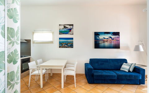 Accommodatie Kalika: Keuken, Lunchroom, Woonkamer