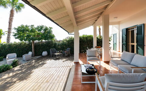 Accommodatie Euthalia: Buitenkanten, Buitenshuis, Tuin