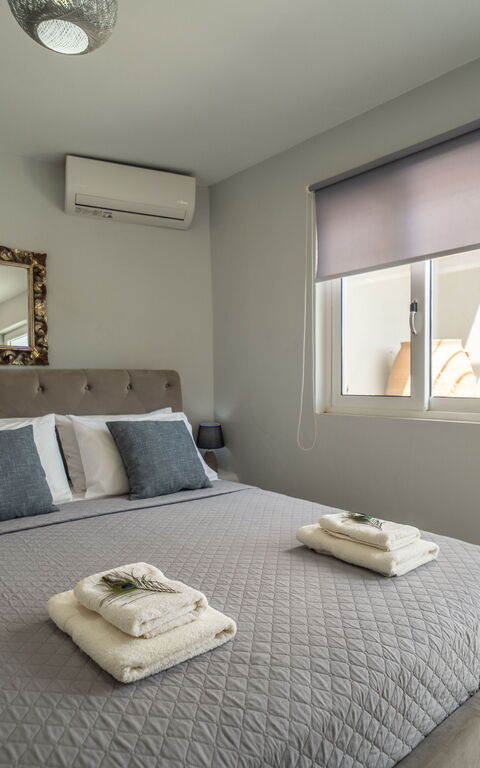 Villa Eftychia: slaapkamer