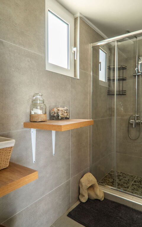 Villa Eftychia: Badkamer