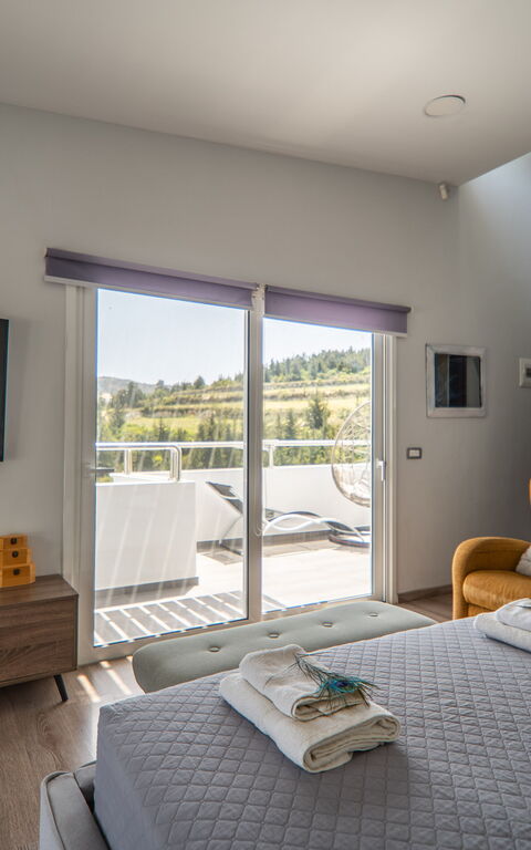 Villa Eftychia: slaapkamer