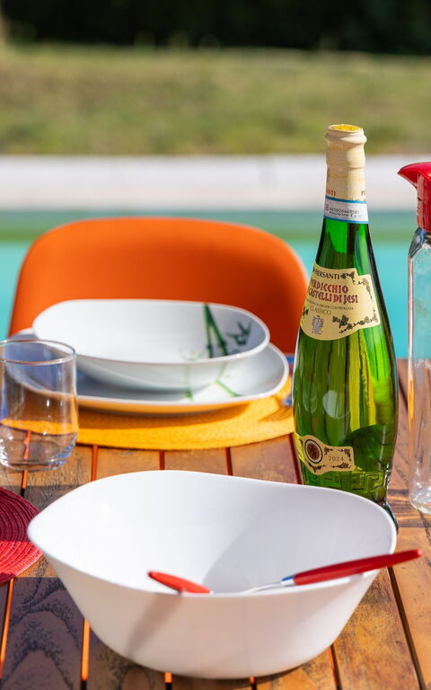 Villa Renina: Balkon / terras / patio, Buitenshuis, zwembad