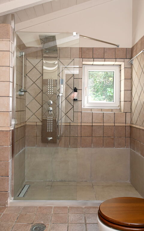 Villa Moyria: Badkamer