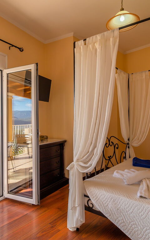 Villa Dinos: slaapkamer