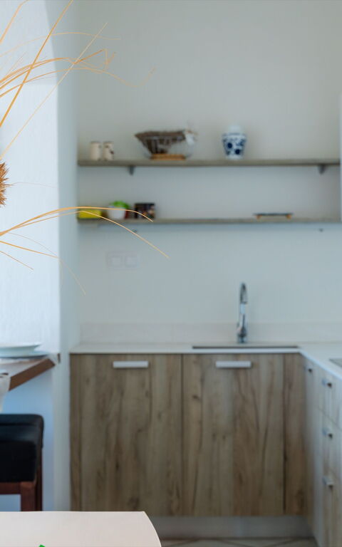 Beach Villa Athanasia: Keuken, Lunchroom