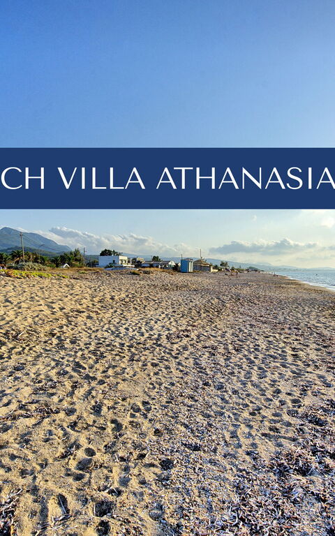 Beach Villa Athanasia: Buitenshuis, Keer bekeken