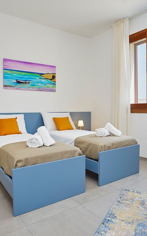 Villa Etesiae: slaapkamer