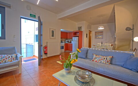 Accommodatie Kastellina: Woonkamer