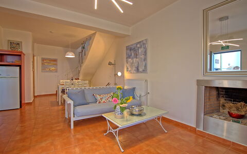 Accommodatie Kastellina: Woonkamer