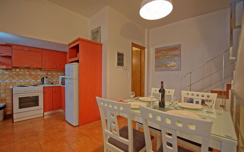 Accommodatie Kastellina: Keuken, Lunchroom