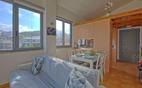 Accommodatie Emmanouela: Lunchroom, Woonkamer