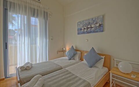 Accommodatie Emmanouela: slaapkamer