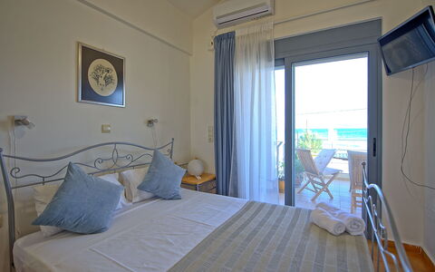 Accommodatie Emmanouela: slaapkamer