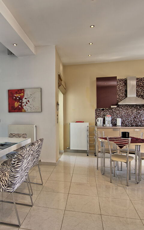 Beach Villa Christina: Keuken, Lunchroom