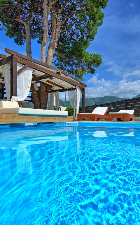 Beach Villa Christina: Zomer, zwembad