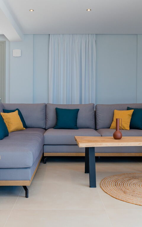 Villa Prokimea: Woonkamer