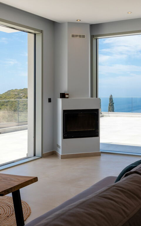 Villa Prokimea: Woonkamer