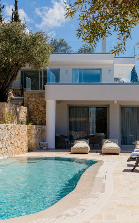 Villa Prokimea: Buitenkanten, Buitenshuis, zwembad