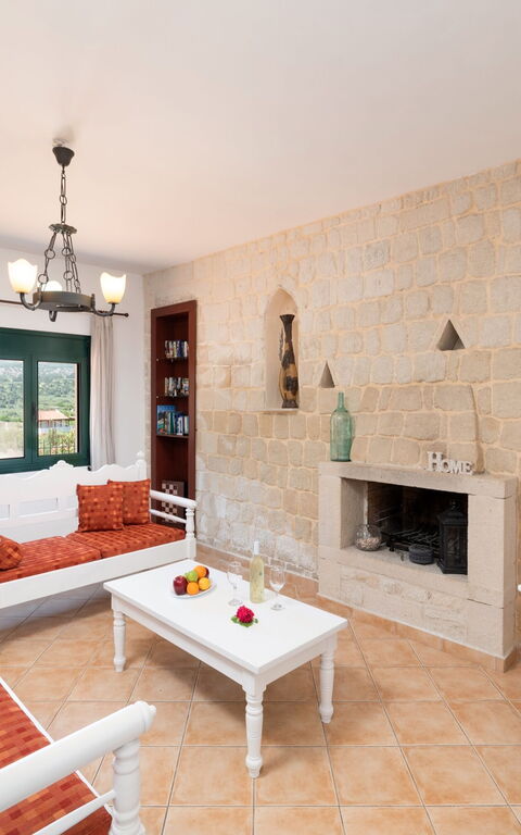 Villa Elia: Woonkamer