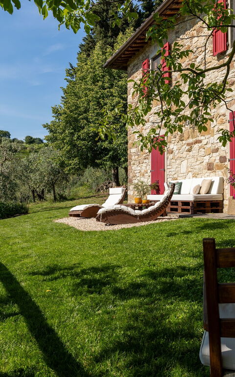 San Guido: Buitenshuis, Tuin