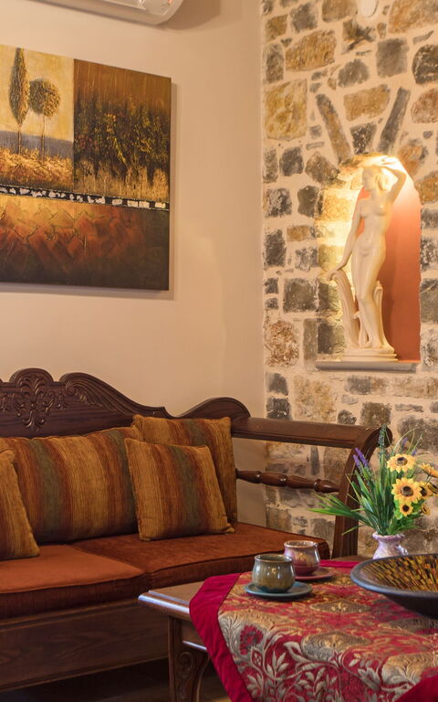 Villa Antina: slaapkamer, Woonkamer