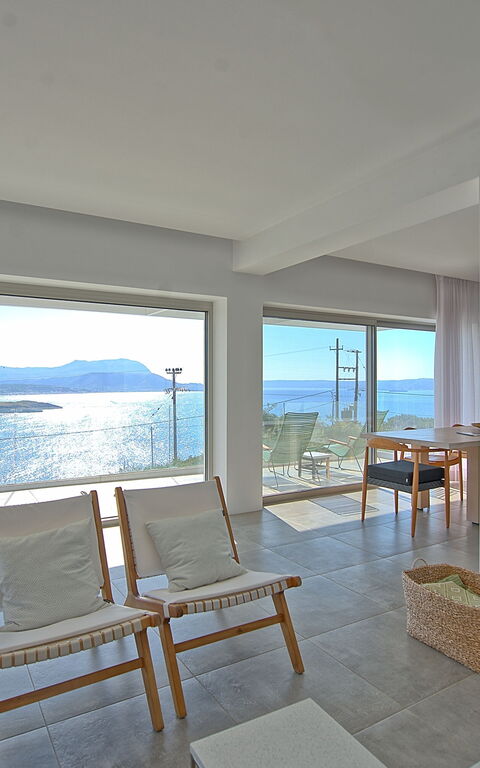 Villa Bluewhite: Woonkamer