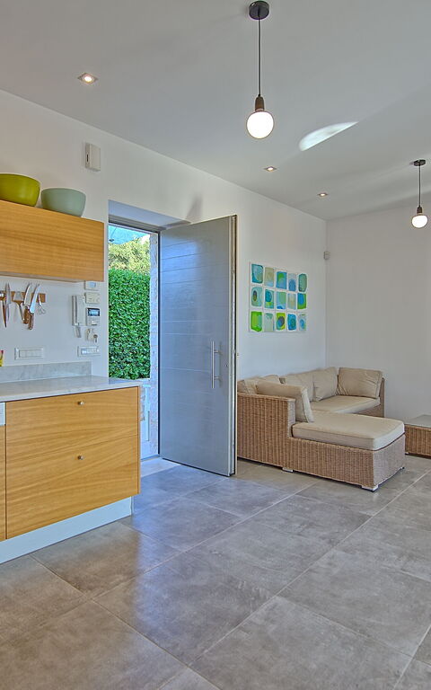 Villa Bluewhite: Keuken, Woonkamer