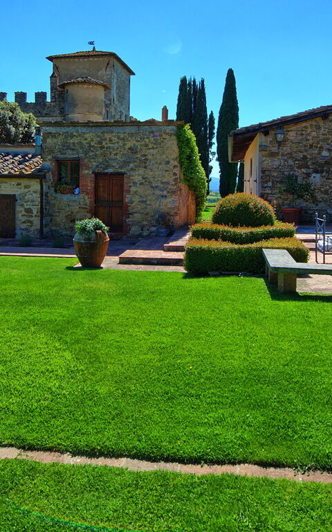 Villa Paneretta: Buitenkanten, Tuin, Zomer