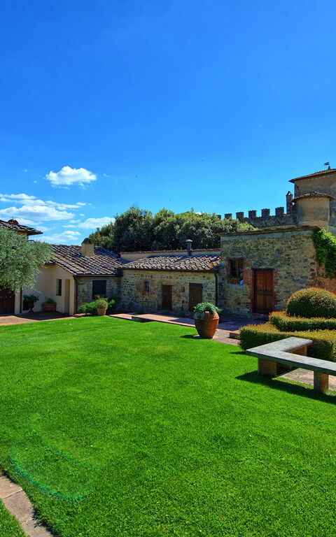 Villa Paneretta: Buitenkanten, Tuin, Zomer