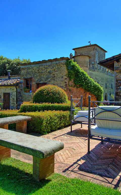 Villa Paneretta: Buitenkanten, Tuin, Zomer