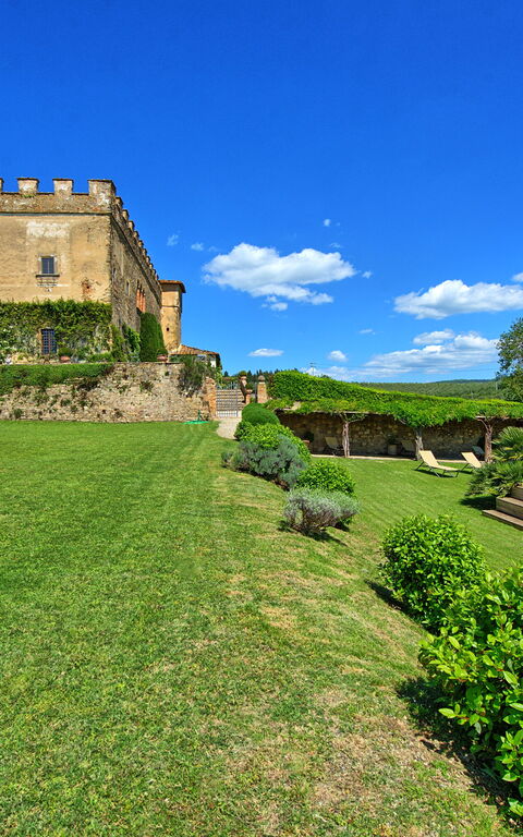 Villa Paneretta: Buitenshuis, Tuin, Zomer, zwembad