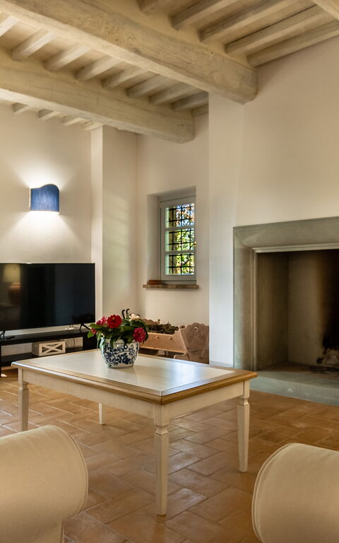 Villa Lucarella: Woonkamer