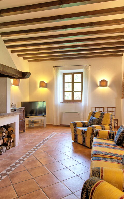 Casale Chieteno: Woonkamer