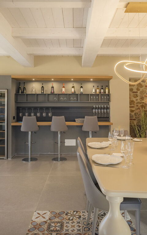 Villa Campana: Woonkamer