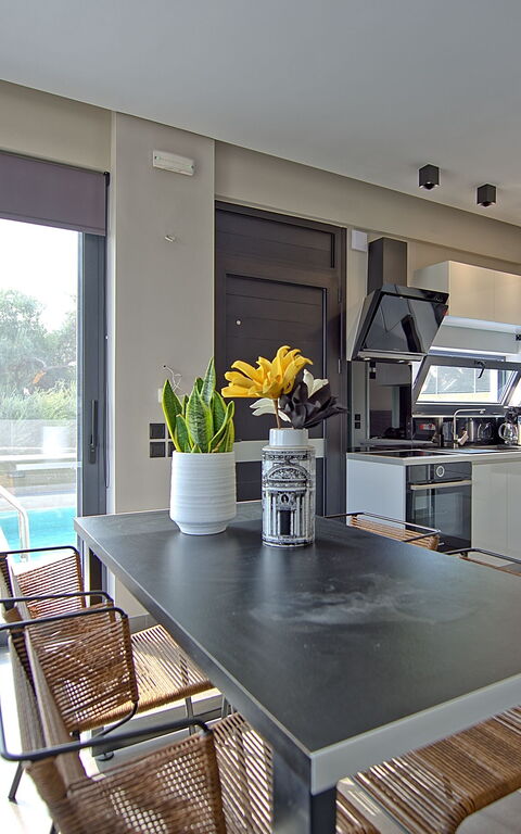 Villa Popi: Keuken, Lunchroom