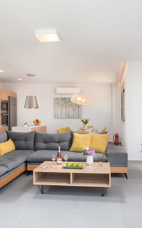 Villa Ampela: Woonkamer