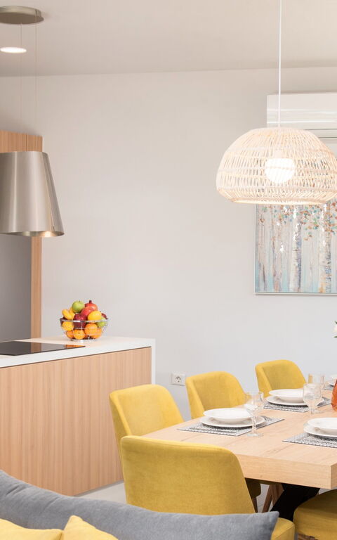 Villa Ampela: Keuken, Lunchroom