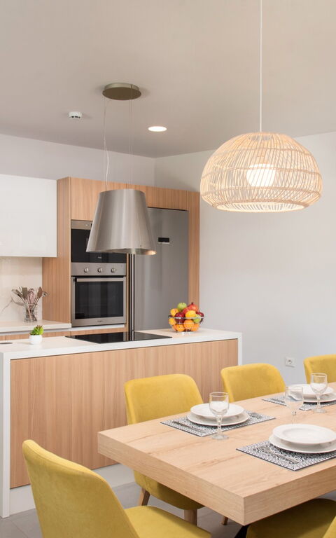 Villa Ampela: Keuken, Lunchroom