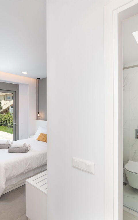 Villa Ampela: Badkamer, slaapkamer